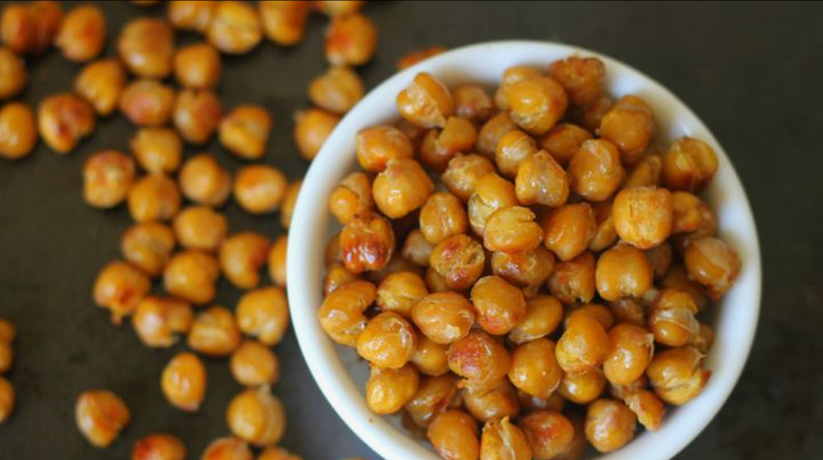Chips de garbanzo al horno