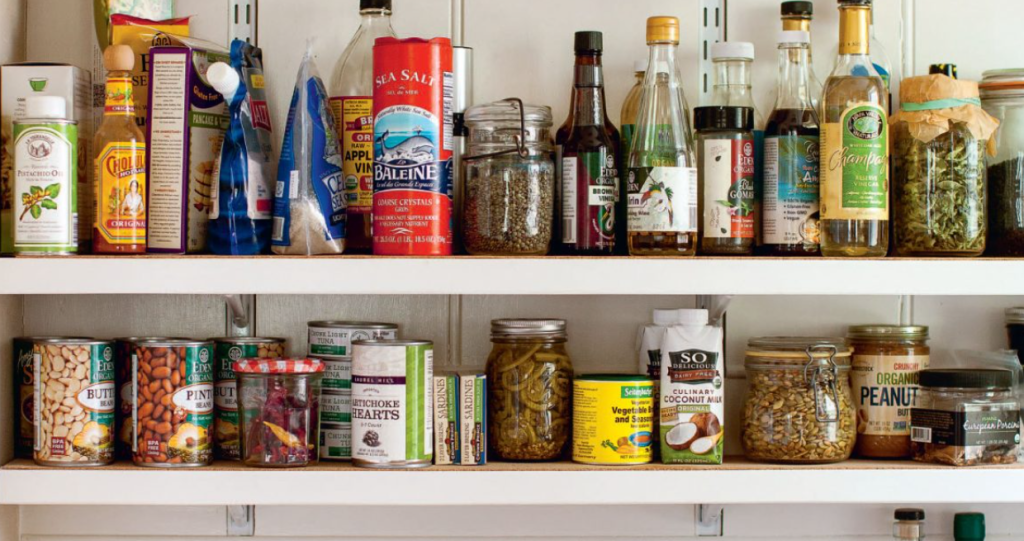 Consejos para organizar la despensa de alimentos