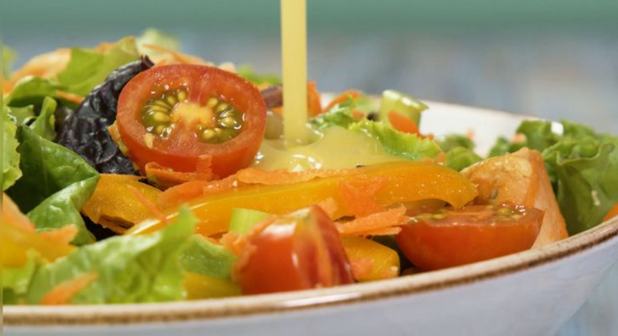 Ensalada criolla con vinagreta de limón