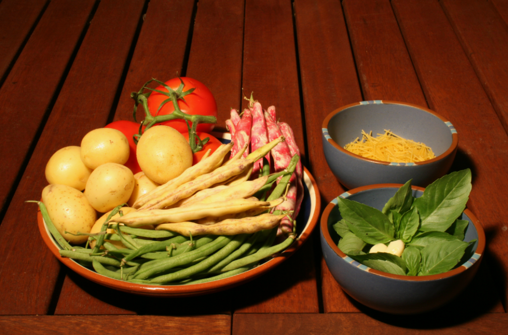 Ingredientes esenciales para una sopa