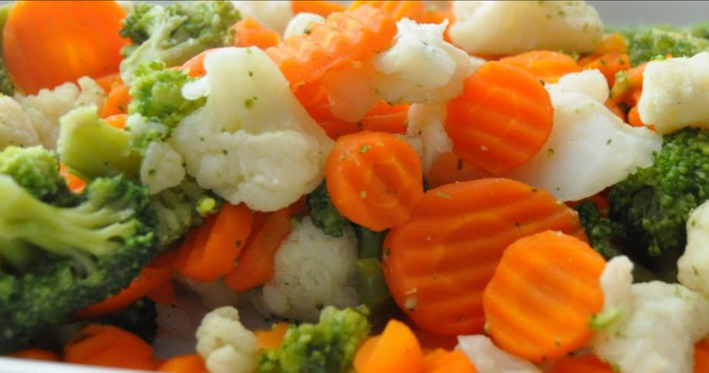 Verduras cocidas