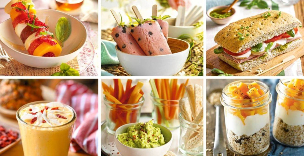 ideas de meriendas saludables sin azúcar