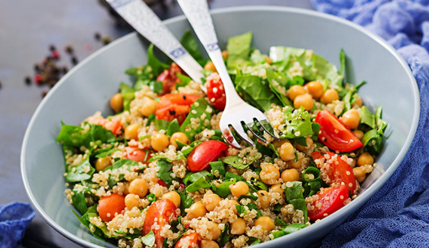Ensalada templada de quinoa