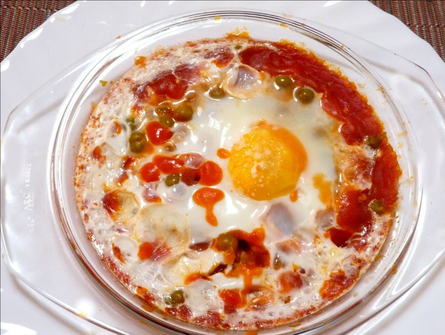 Huevos al microondas